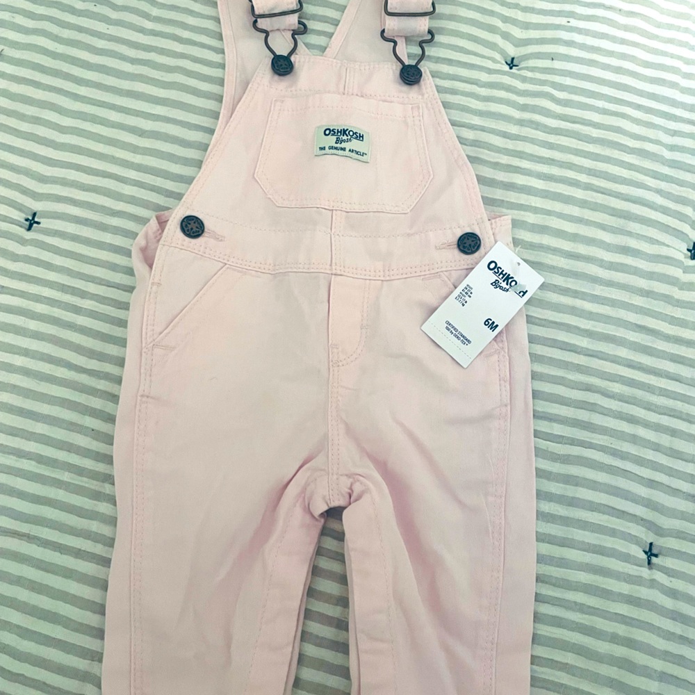 Baby girl overalls size 6 months